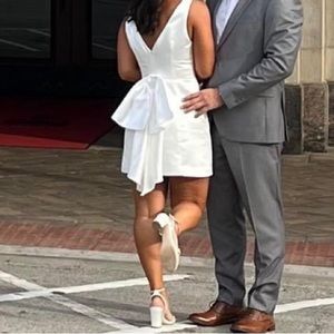 Lulus Bow Mini Dress